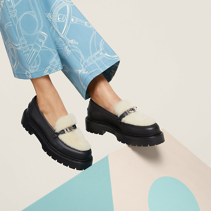 HERMES モカシン(アイコン)ブラック モカシン 《アイコン》 - ブラック | Hermès - エルメス-公式サイト